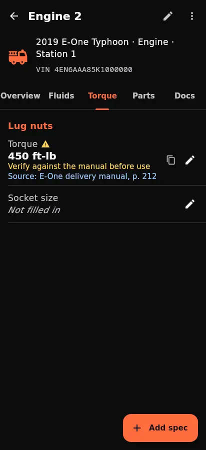 Rig Specs screenshot 3